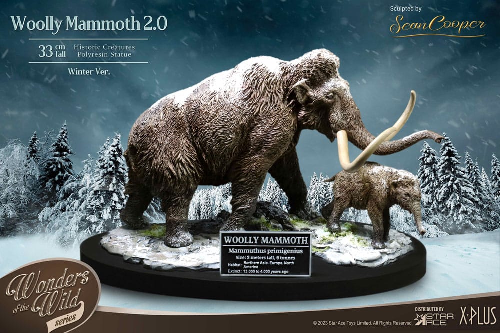 Historic Creatures The Wonder Wild Series Statue The Woolly Mammoth 2.0 22 cm 4897057885317