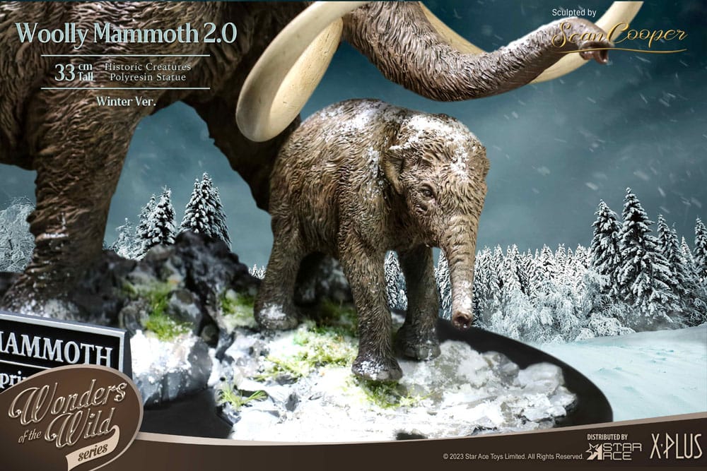 Historic Creatures The Wonder Wild Series Statue The Woolly Mammoth 2.0 22 cm 4897057885317