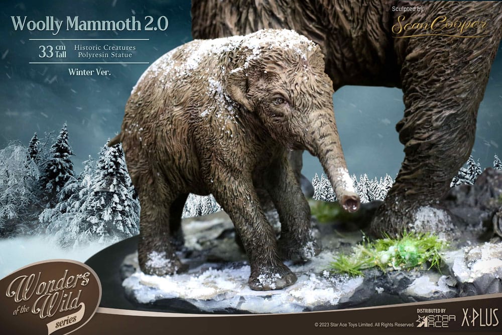 Historic Creatures The Wonder Wild Series Statue The Woolly Mammoth 2.0 22 cm 4897057885317