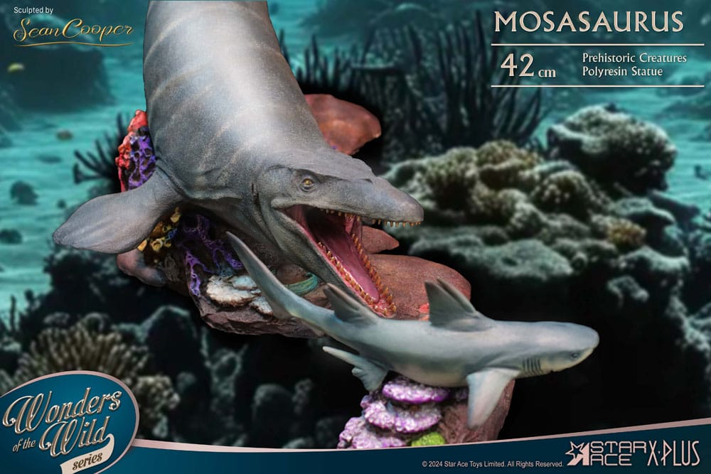 Wonders of the Wild Statue Mosasaurus (DX) 42 cm 4897057885423