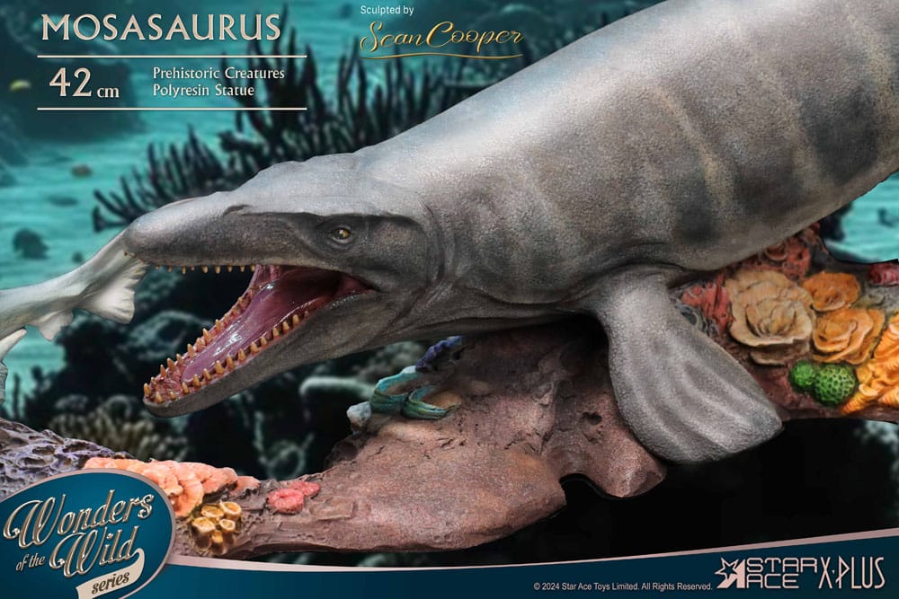 Wonders of the Wild Statue Mosasaurus (DX) 42 cm 4897057885423