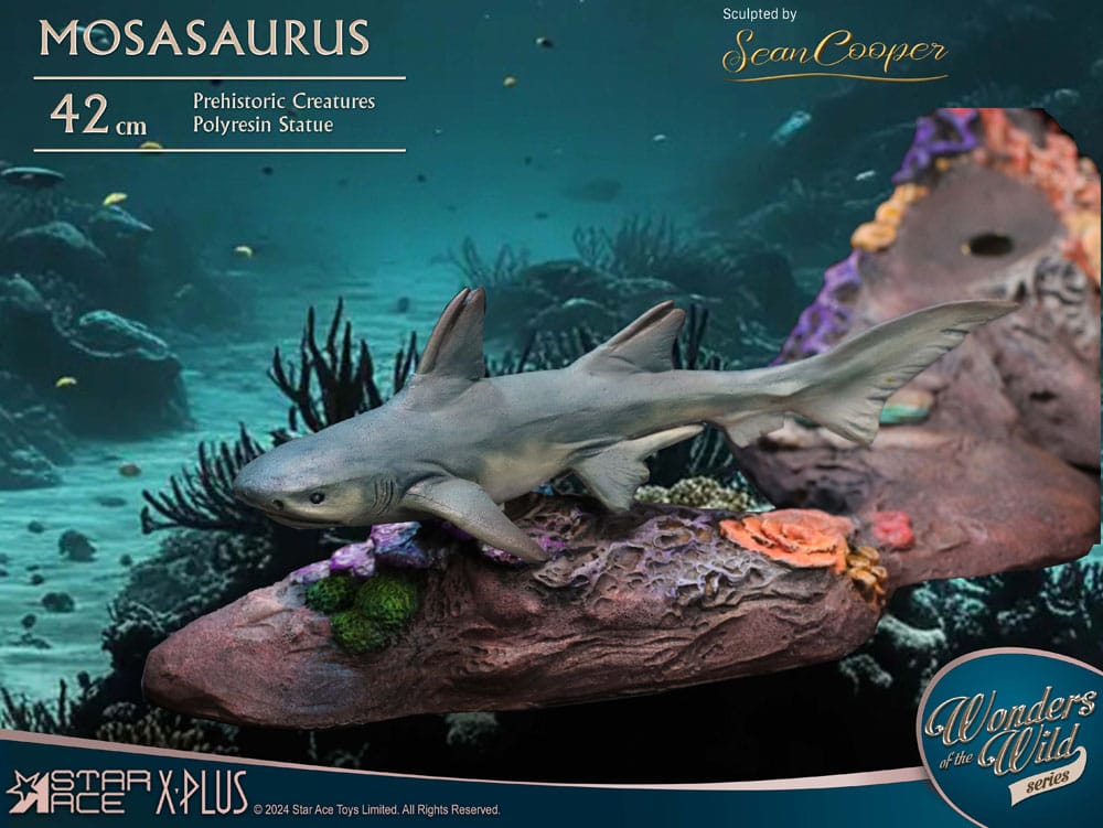 Wonders of the Wild Statue Mosasaurus (DX) 42 cm 4897057885423