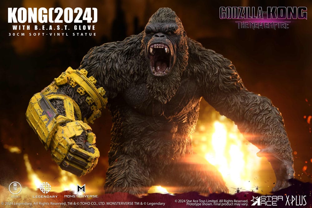 Godzilla vs. Kong: The New Empire Soft Vinyl Statue Kong with B.E.A.S.T. Glove 30 cm 4897057886574