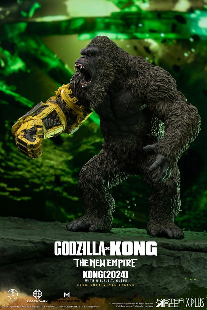 Godzilla vs. Kong: The New Empire Soft Vinyl Statue Kong with B.E.A.S.T. Glove 30 cm 4897057886574