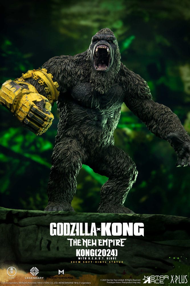 Godzilla vs. Kong: The New Empire Soft Vinyl Statue Kong with B.E.A.S.T. Glove 30 cm 4897057886574