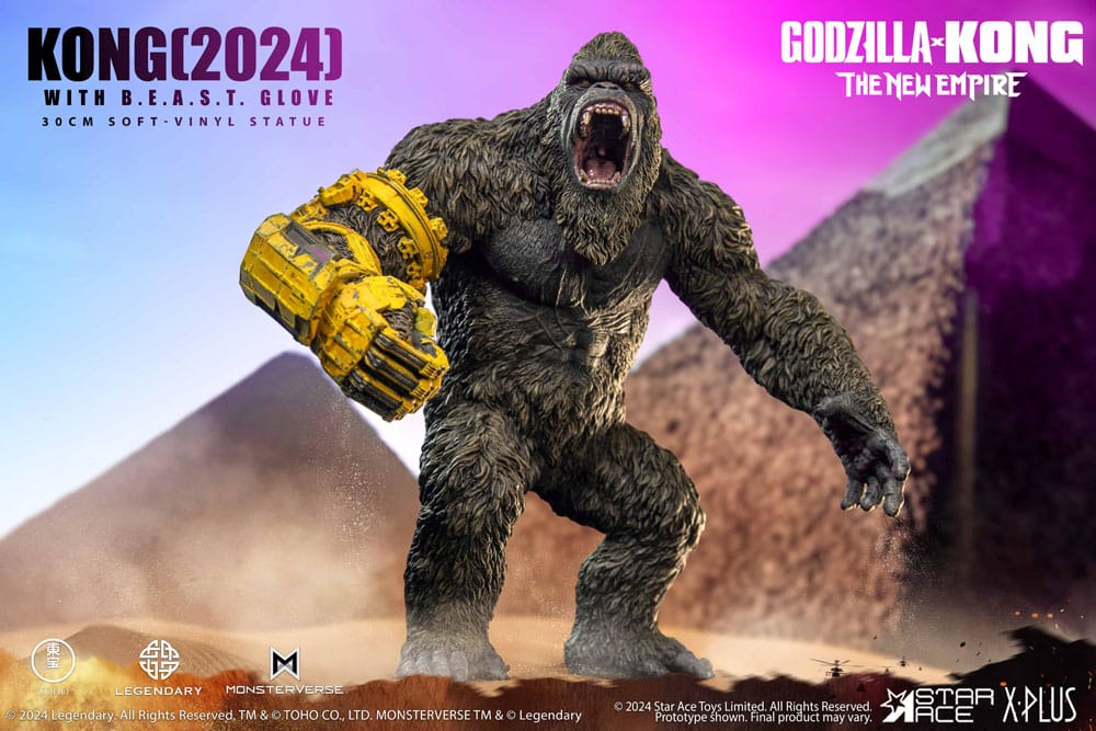 Godzilla vs. Kong: The New Empire Soft Vinyl Statue Kong with B.E.A.S.T. Glove 30 cm 4897057886574