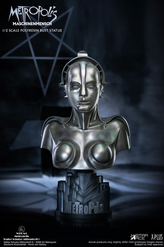 Metropolis Bust 1/2 Maria Maschinenmensch 50 cm 4897057887045