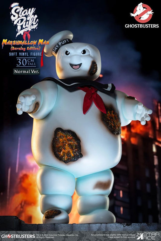 Ghostbusters Soft Vinyl Statue Stay Puft Marshmallow Man Burning Edition Normal Version 30 cm 4897057886543