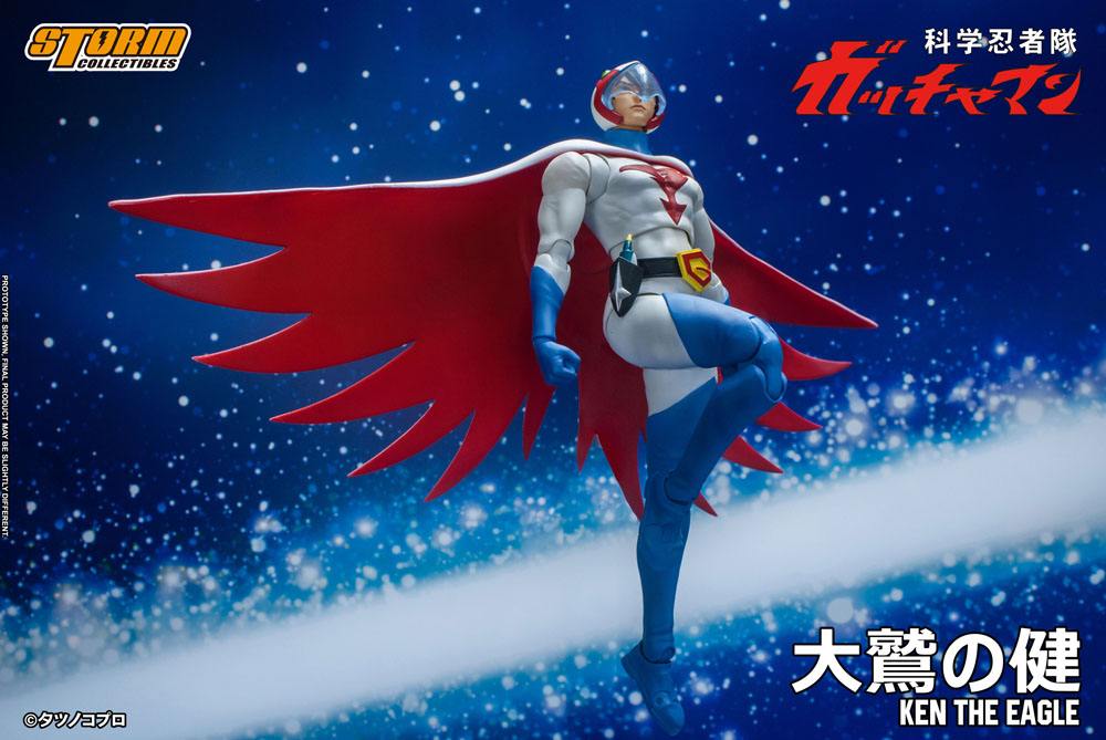 Gatchaman Action Figure 1/12 Ken the Eagle 18 cm 4897072872149