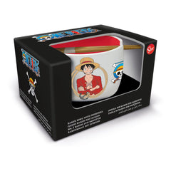 One Piece Ramen Bowl with Chopsticks Classic 8412497013401