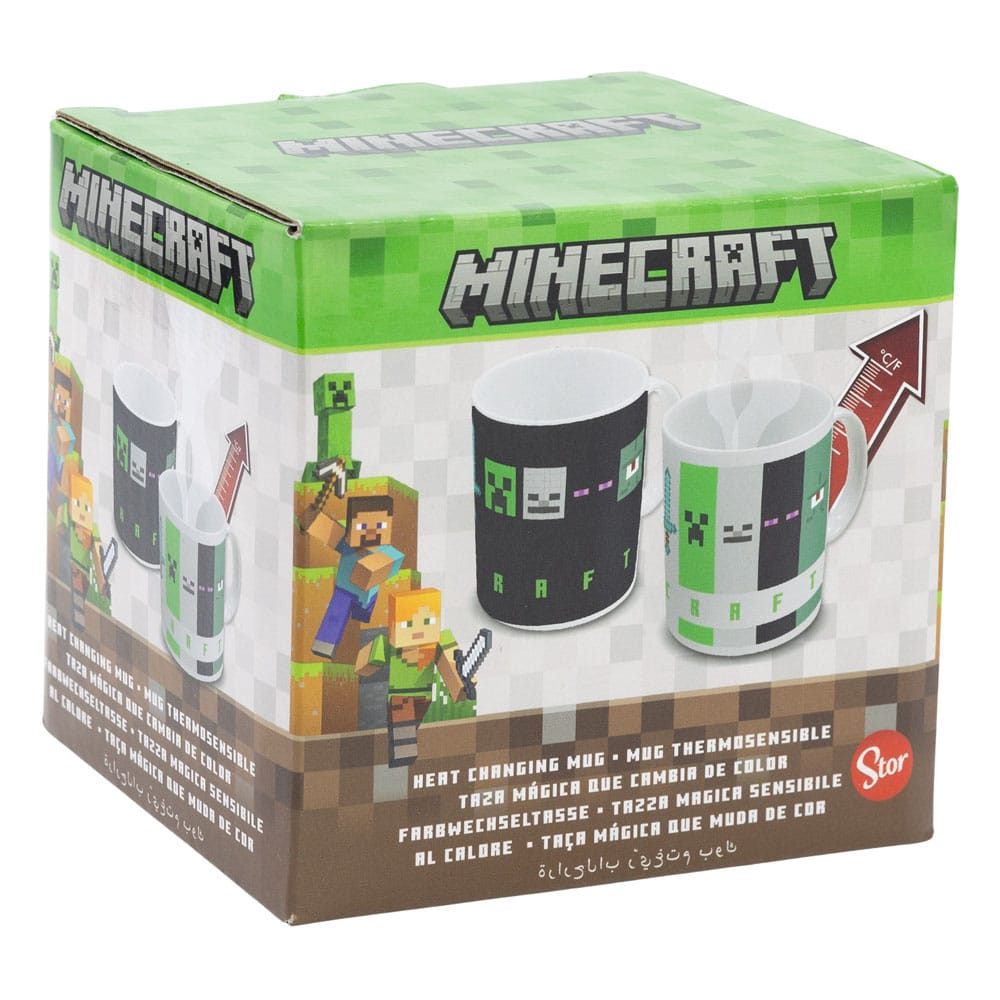 Minecraft Heat Change Mug Squared Pattern 325 ml 8412497756162