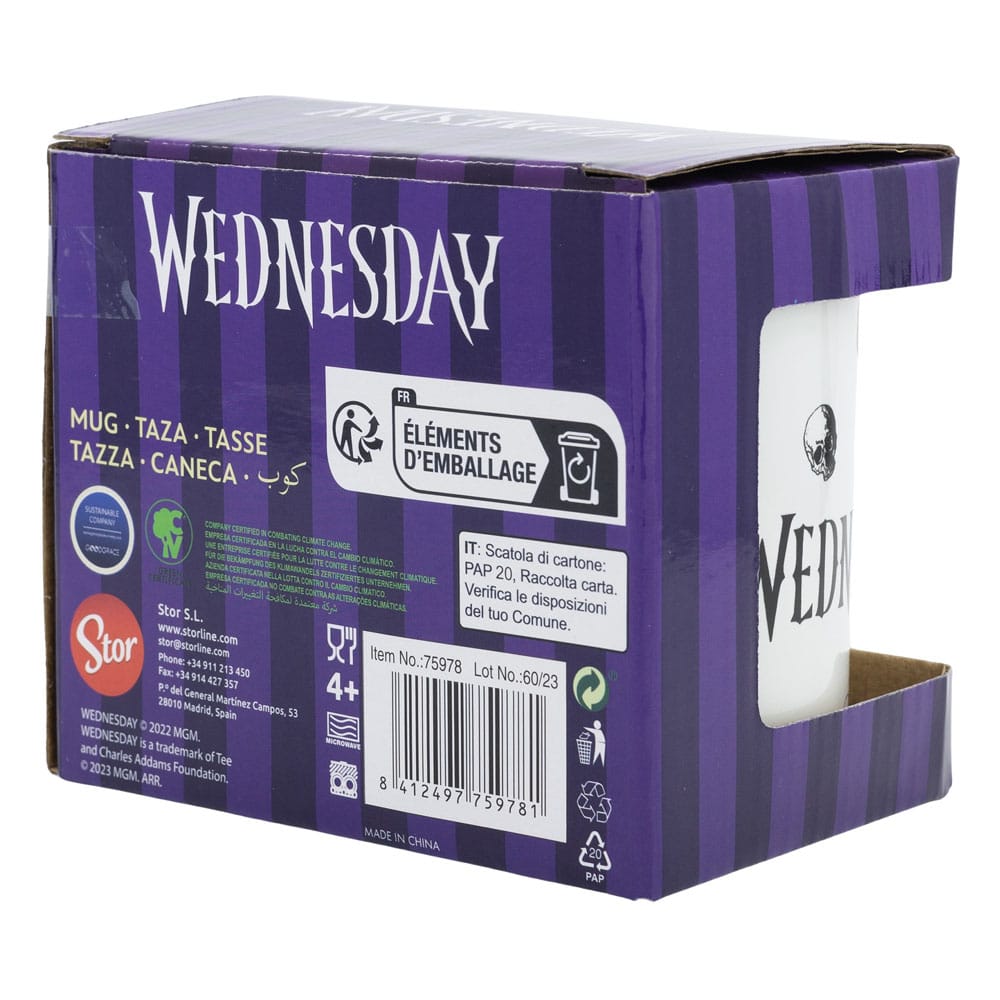 Wednesday Mug Nevermore 325 ml 8412497759781