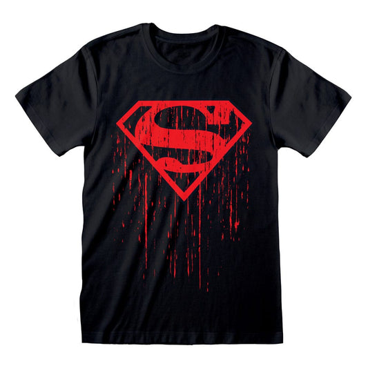 Superman T-Shirt Dripping Symbol  Size S 5056688587413