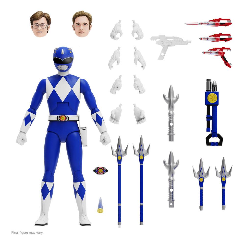 Mighty Morphin Power Rangers Ultimates Action Figure Blue Ranger 18 cm 0840049819269