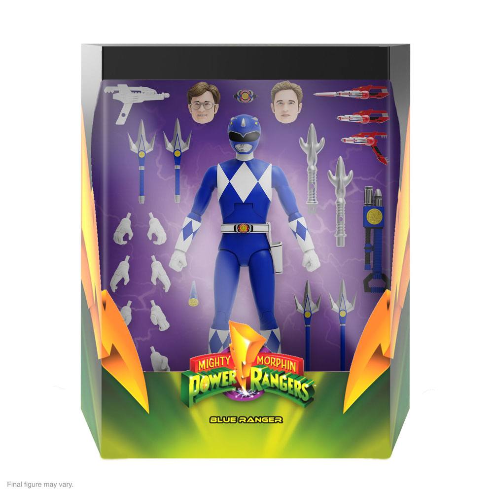 Mighty Morphin Power Rangers Ultimates Action Figure Blue Ranger 18 cm 0840049819269