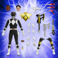 Mighty Morphin Power Rangers Ultimates Action Figure Black Ranger 18 cm 0840049819221