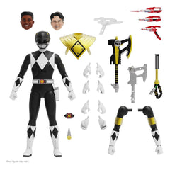 Mighty Morphin Power Rangers Ultimates Action Figure Black Ranger 18 cm 0840049819221