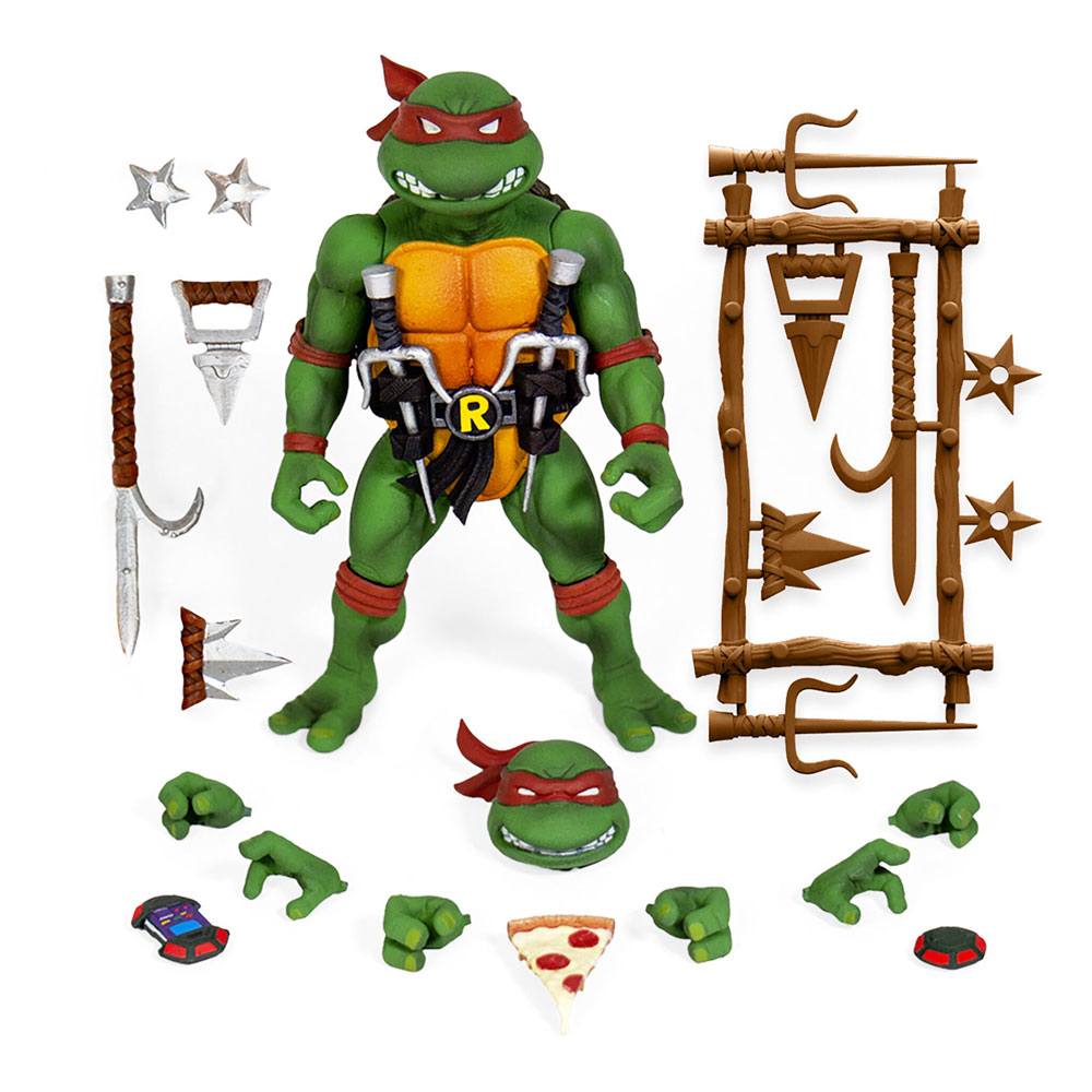 Teenage Mutant Ninja Turtles Ultimates Action Figure Raphael Version 2 18 cm 0840049811607