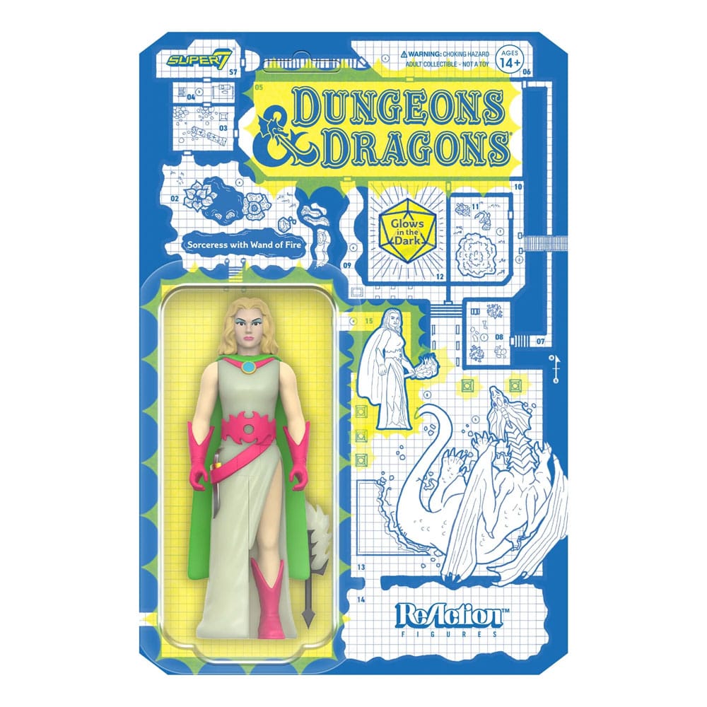 Dungeons & Dragons ReAction Action Figure Wave 04 Sorceress Glow in the Dark 10 cm 0840049889040