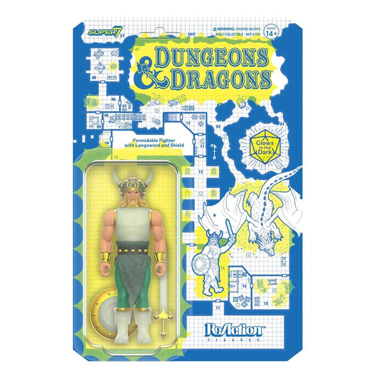 Dungeons & Dragons ReAction Action Figure Wave 04 Red Box Fighter Glow in the Dark 10 cm 0840049889064