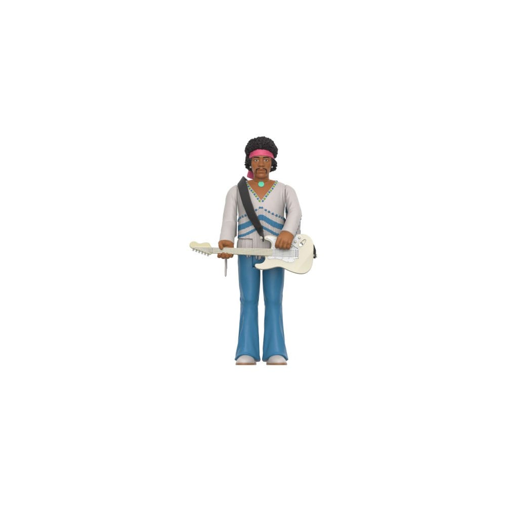 Jimi Hendrix ReAction Action Figure Jimi Hendrix (Festival) 10 cm 0840049858749