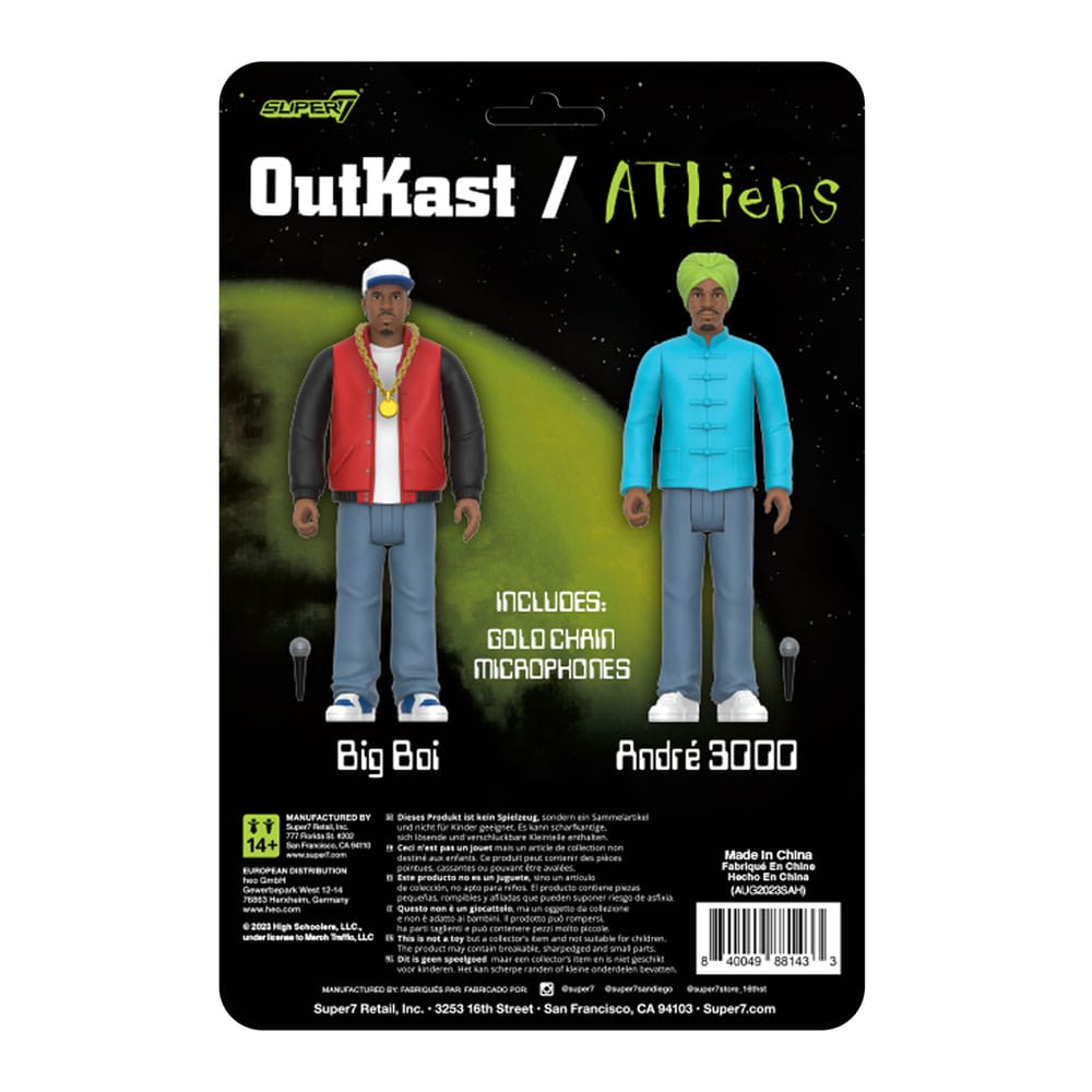 Outkast Toho ReAction Action Figure Wave 01 OutKast 10 cm 0840049881433