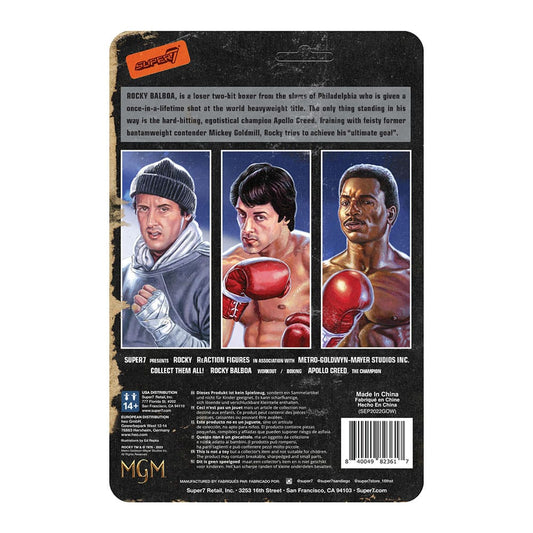 Rocky  ReAction Action Figure Apollo Creed 10 cm 0840049823617