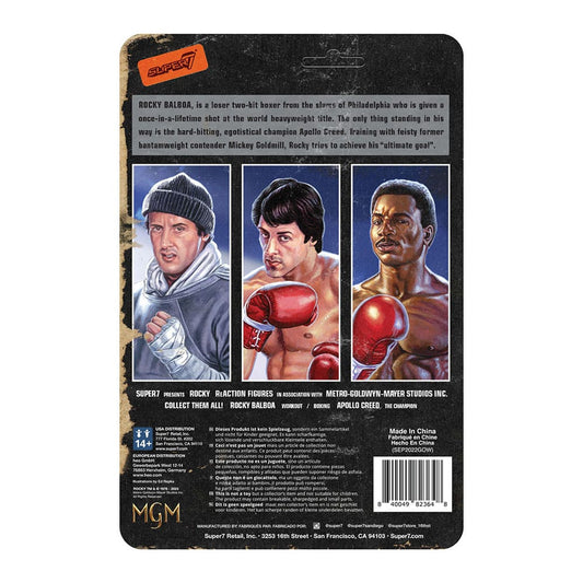 Rocky  ReAction Action Figure Rocky Balbloa Workout 10 cm 0840049823648