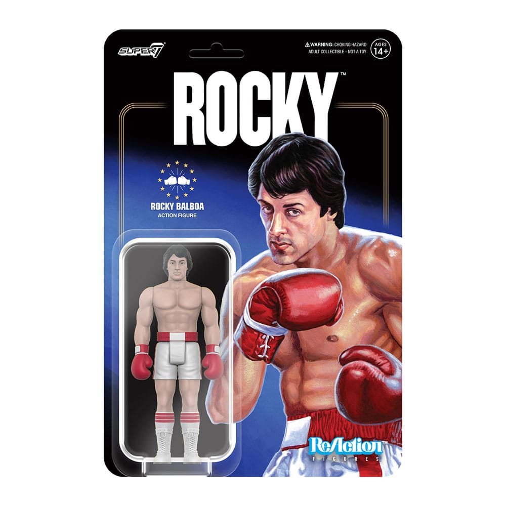 Rocky  ReAction Action Figure Rocky Balbloa W 0840049823648