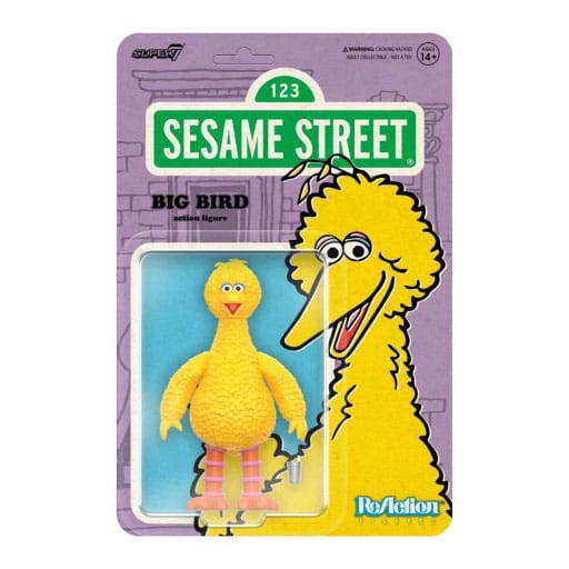 Sesame Street ReAction Action Figure Wave 03 Big Bird 10 cm 0840049860131