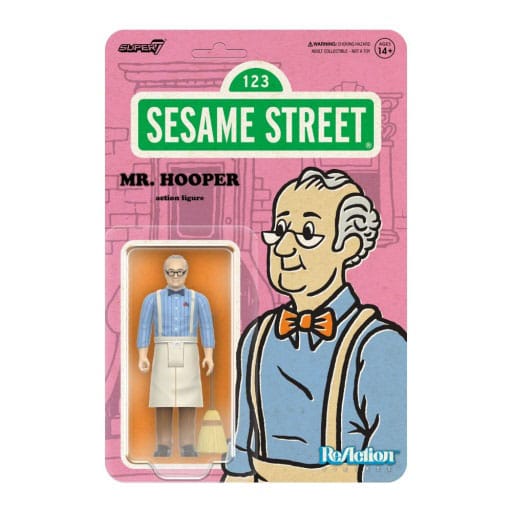 Sesame Street ReAction Action Figure Wave 03 Mr. Hooper 10 cm 0840049878563