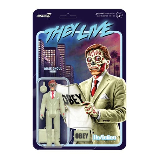 They Live ReAction Action Figure Wave 02 Male Ghoul (Glow) 10 cm 0840049825567