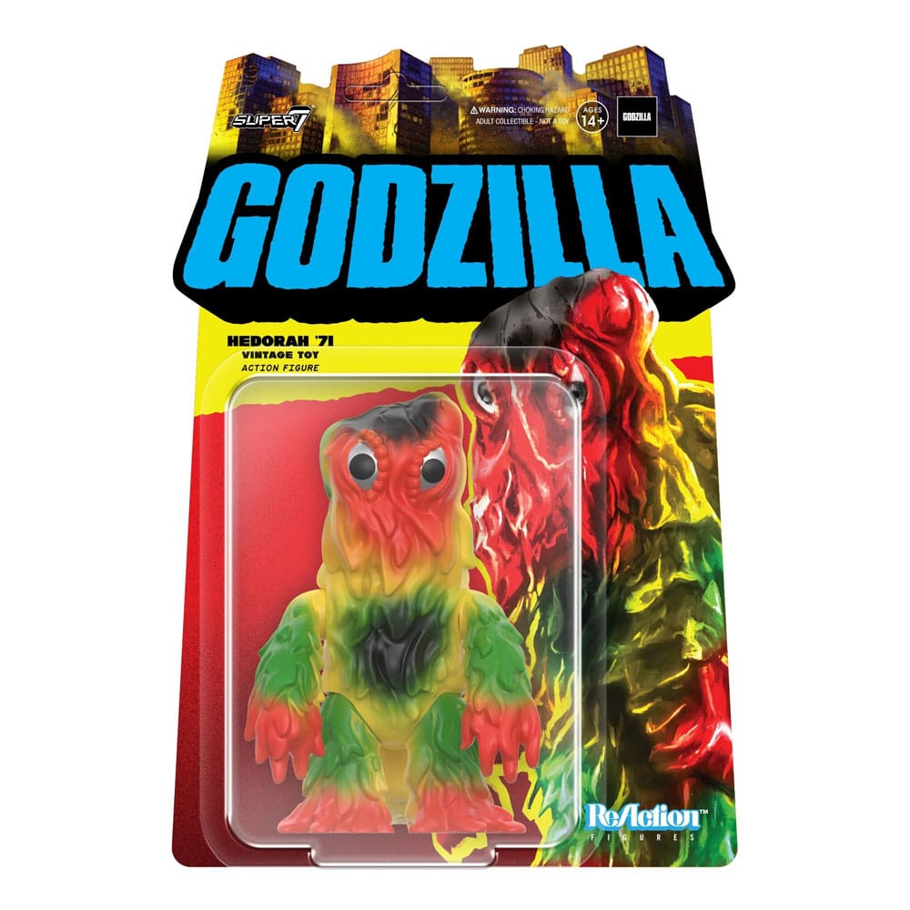 Godzilla Toho ReAction Action Figure Hedorah Vintage Toy 10 cm 0840049889842