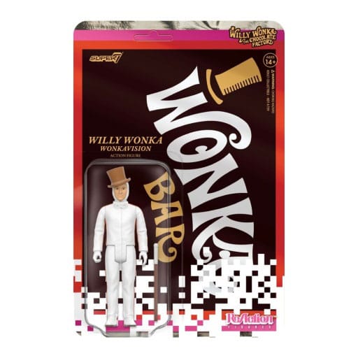 Willy Wonka and the Chocolate Factory (1971) ReAction Action Figure Wave 03 Willy Wonka (White Suit) 10 cm 0840049856677