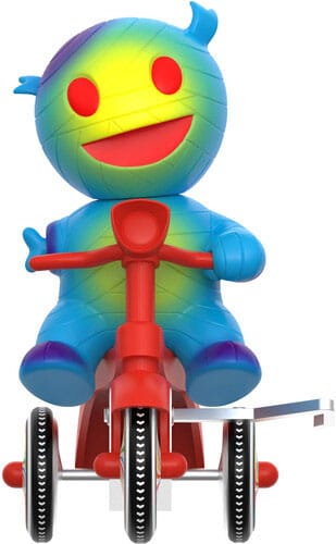 Mummy Boy Super Cycles Action Figure Mummy Boy (Blue with Red Trike) 13 cm 0840049897052