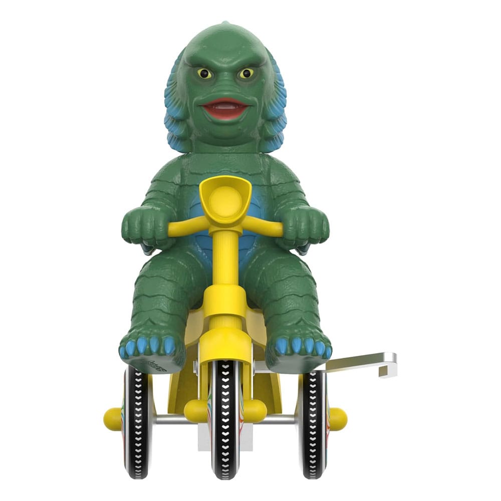 Universal Monsters Super Cycles Action Figure Creature from the Black Lagoon (Dark Green with Yellow Trike) 13 cm 0840049889330