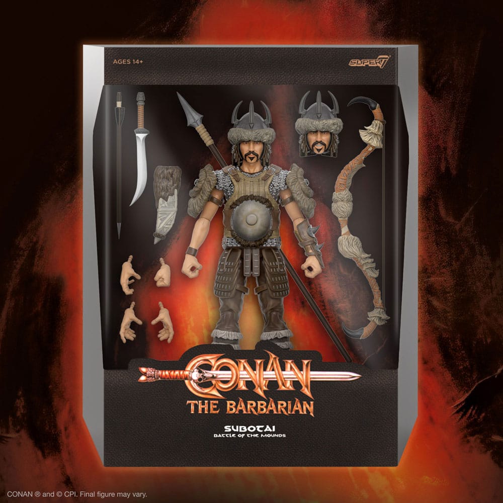 Conan the Barbarian Ultimates Action Figure Subotai (Battle of the  Mounds) 18 cm 0840049830837