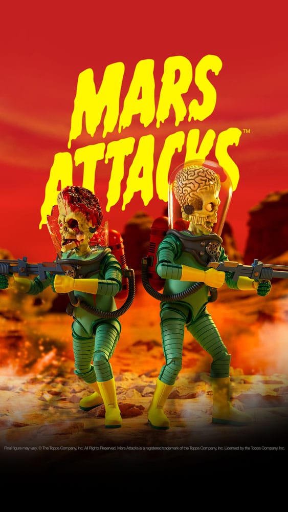 Mars Attacks Ultimates Action Figure Martian Wave 1 18 cm 0840049834385