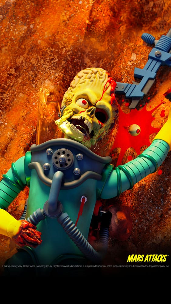 Mars Attacks Ultimates Action Figure Martian Wave 1 (Smashing the Enemy) 18 cm 0840049834392