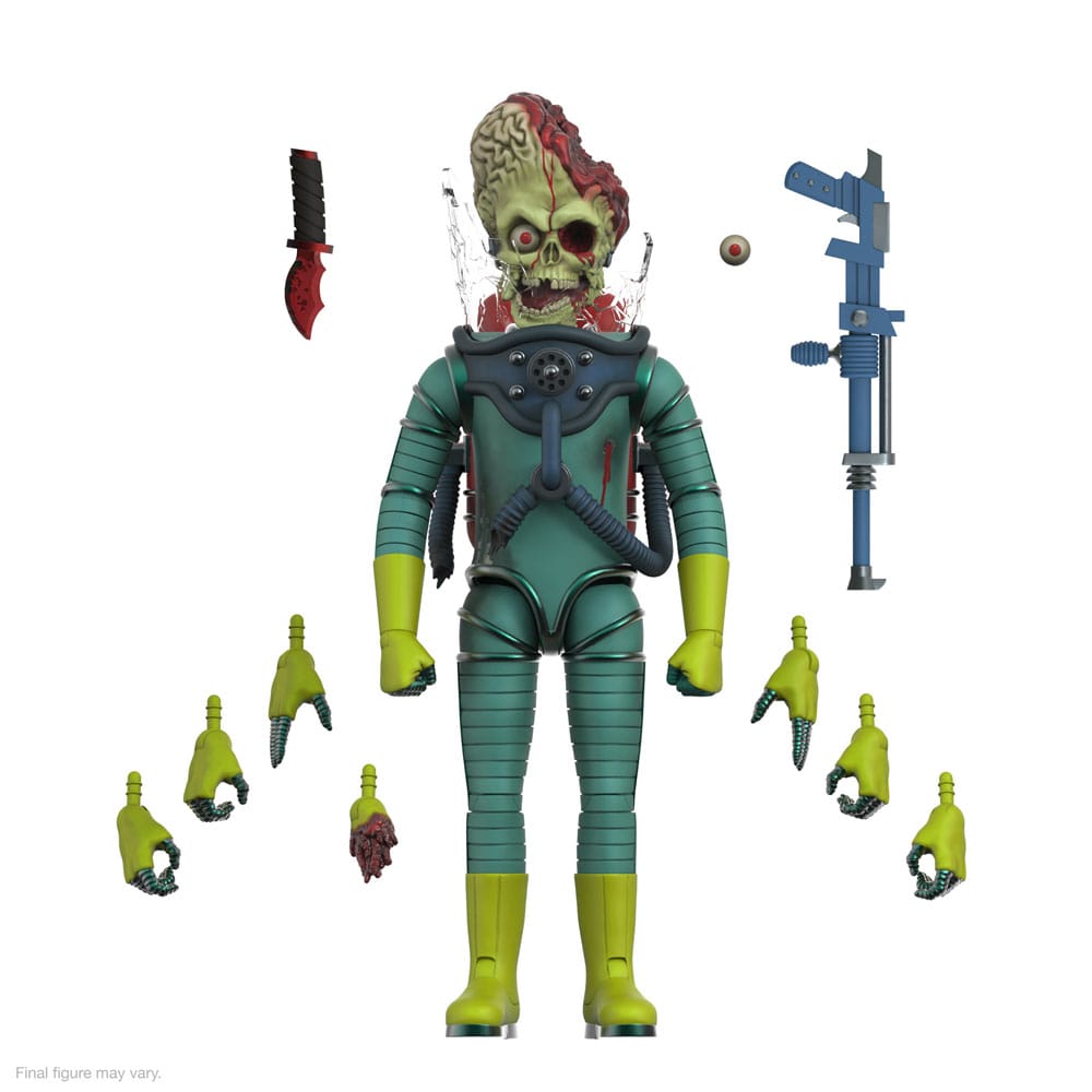 Mars Attacks Ultimates Action Figure Martian Wave 1 (Smashing the Enemy) 18 cm 0840049834392