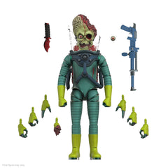 Mars Attacks Ultimates Action Figure Martian Wave 1 (Smashing the Enemy) 18 cm 0840049834392