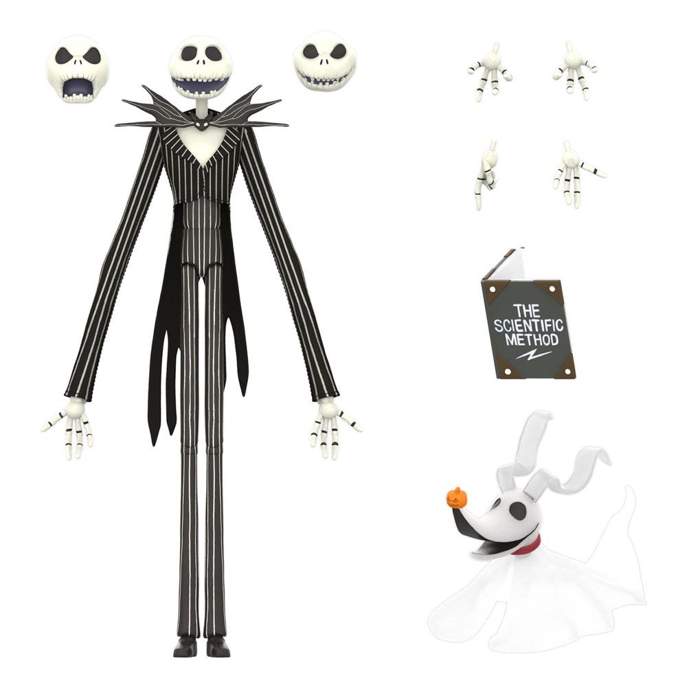 Nightmare Before Christmas Disney Ultimates Action Figure Jack Skellington 18 cm 0840049819184