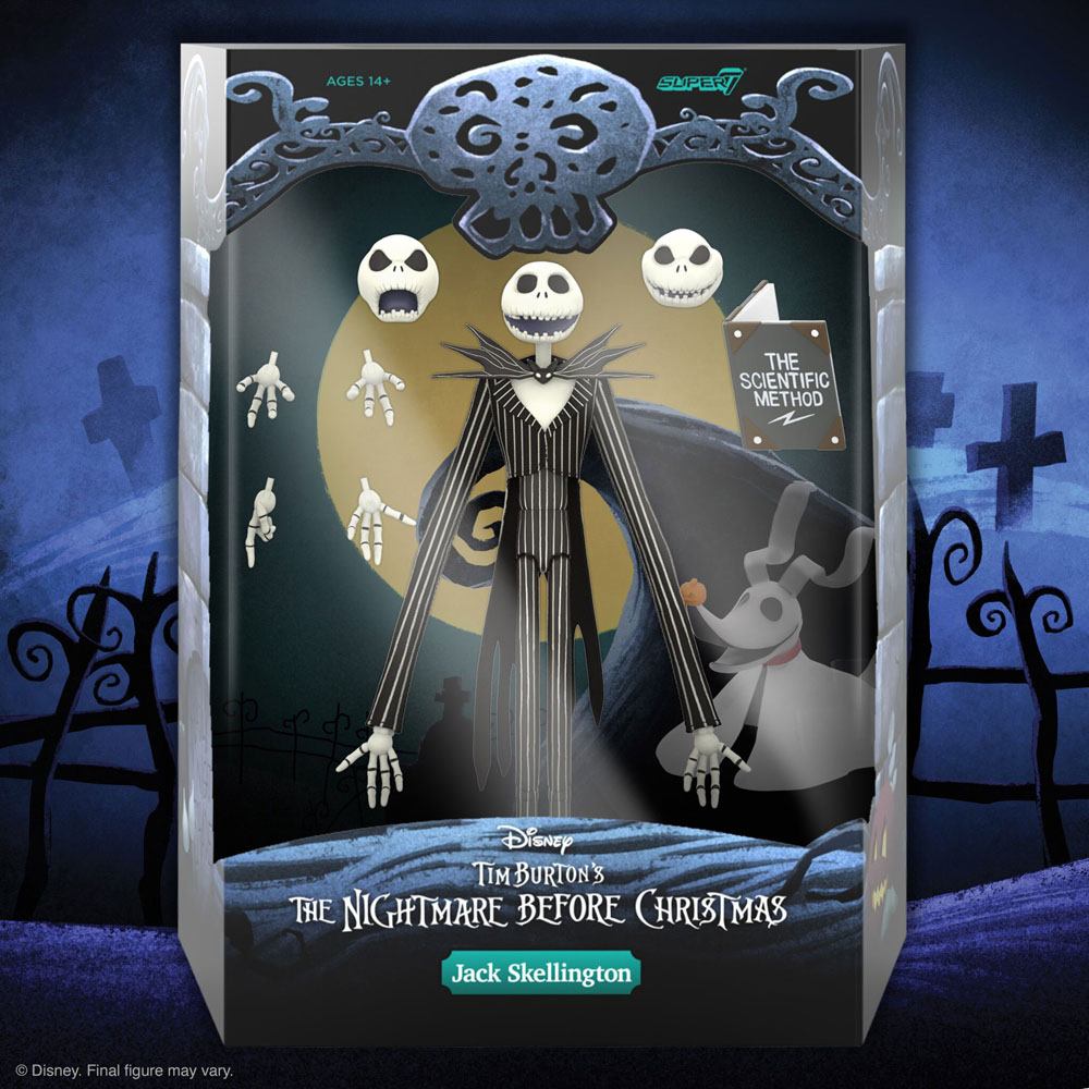 Nightmare Before Christmas Disney Ultimates Action Figure Jack Skellington 18 cm 0840049819184