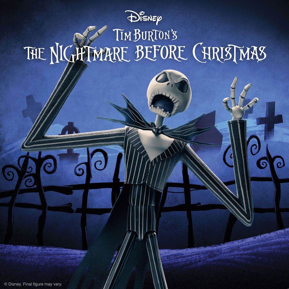 Nightmare Before Christmas Disney Ultimates Action Figure Jack Skellington 18 cm 0840049819184