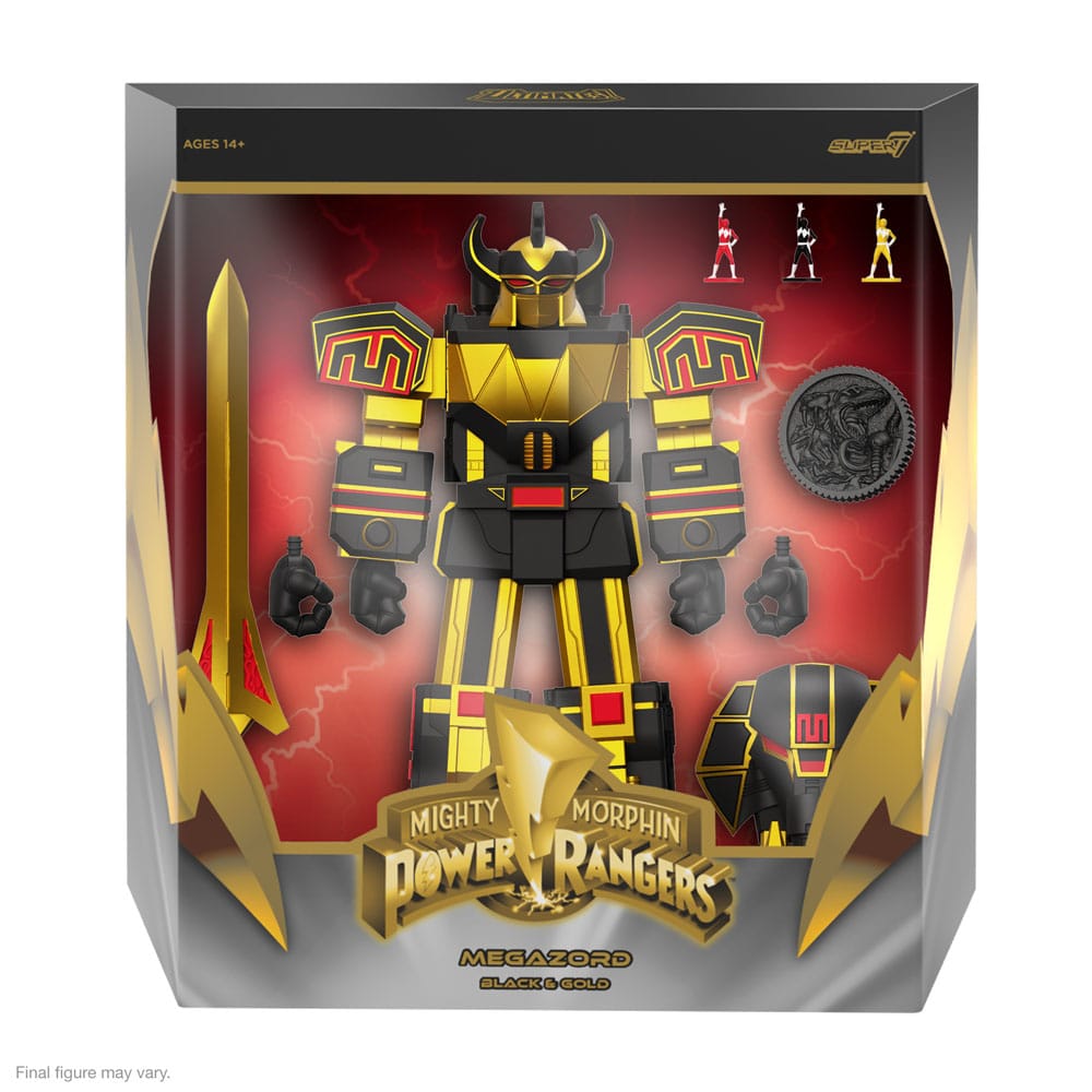 Power Rangers Ultimates Action Figure Megazord (Black/Gold) 18 cm 0840049882010