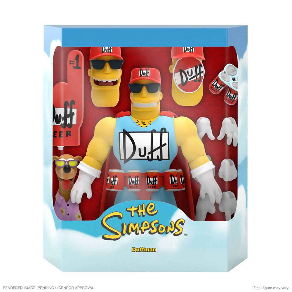 The Simpsons Ultimates Action Figure Duffman 18 cm 0840049824072