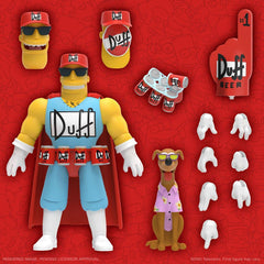 The Simpsons Ultimates Action Figure Duffman 18 cm 0840049824072