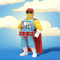 The Simpsons Ultimates Action Figure Duffman 18 cm 0840049824072