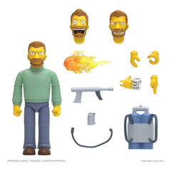 The Simpsons Ultimates Action Figure Hank Scorpio 18 cm 0840049824089