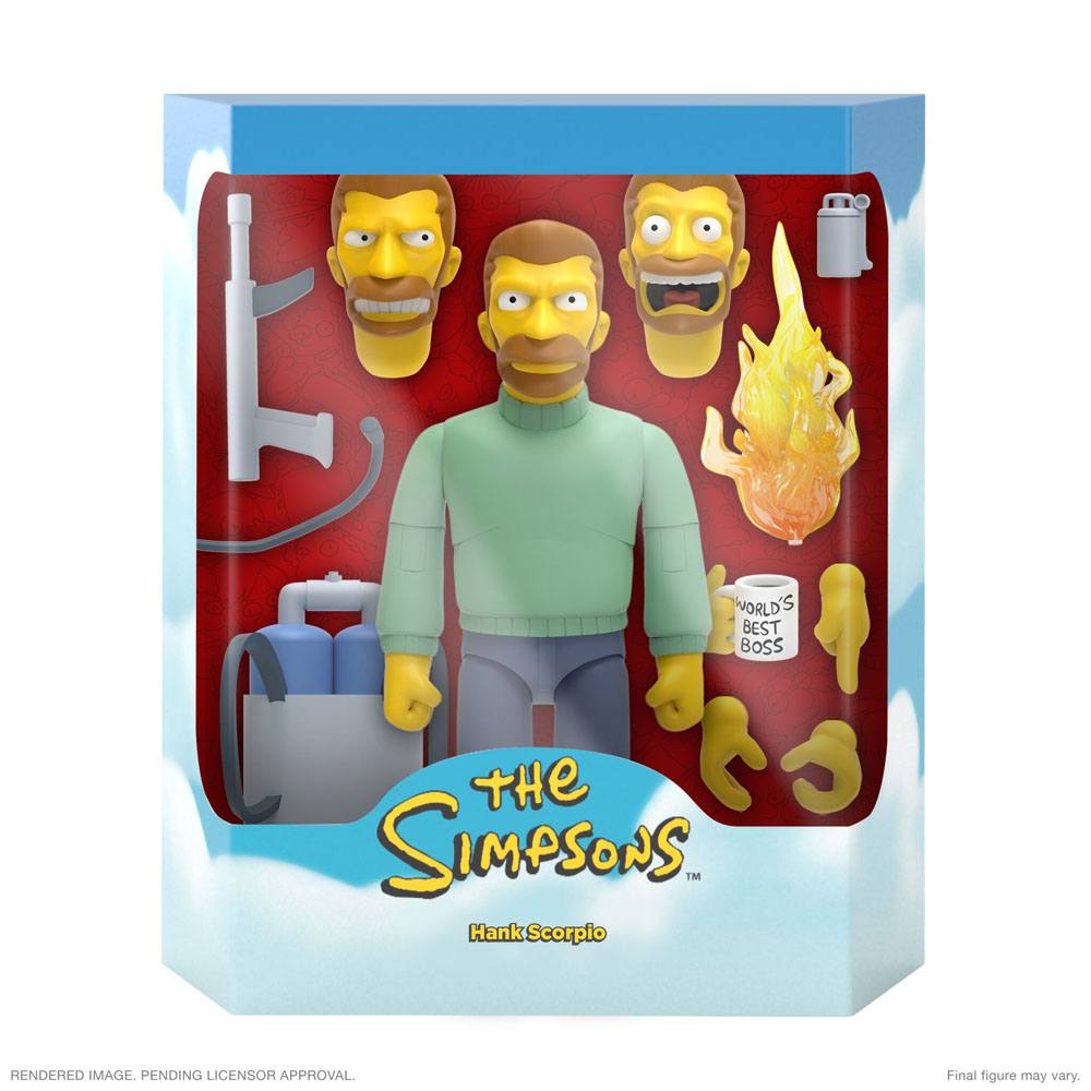 The Simpsons Ultimates Action Figure Hank Scorpio 18 cm 0840049824089